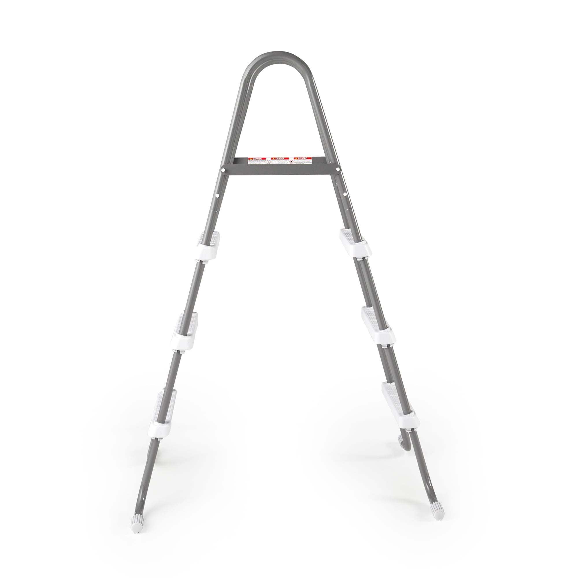 Open Box Intex Steel Frame Above Ground Pool Ladder 42 Height (2 Pack)