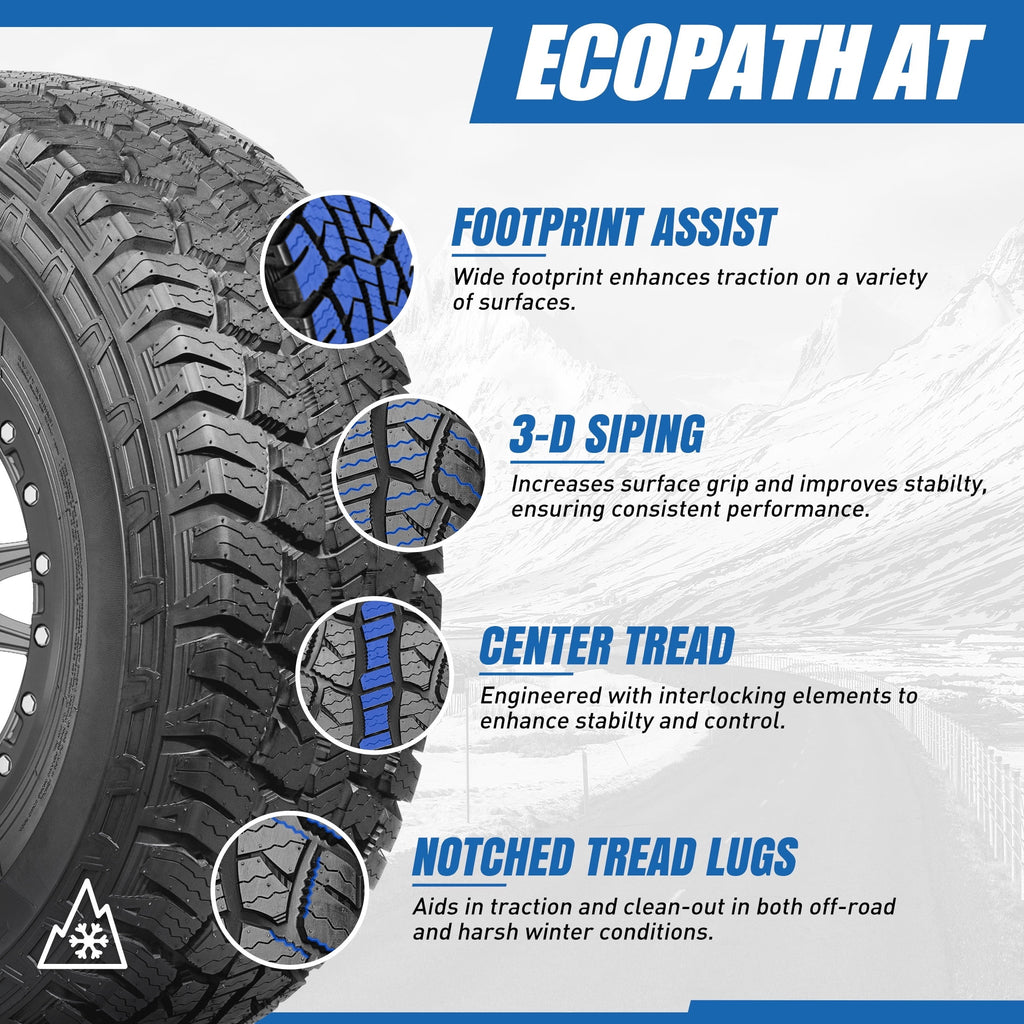 Travelstar Ecopath A/T 265/65R18 114H All Terrain SUV 265/65 R18 All Season Tire（No Rim）