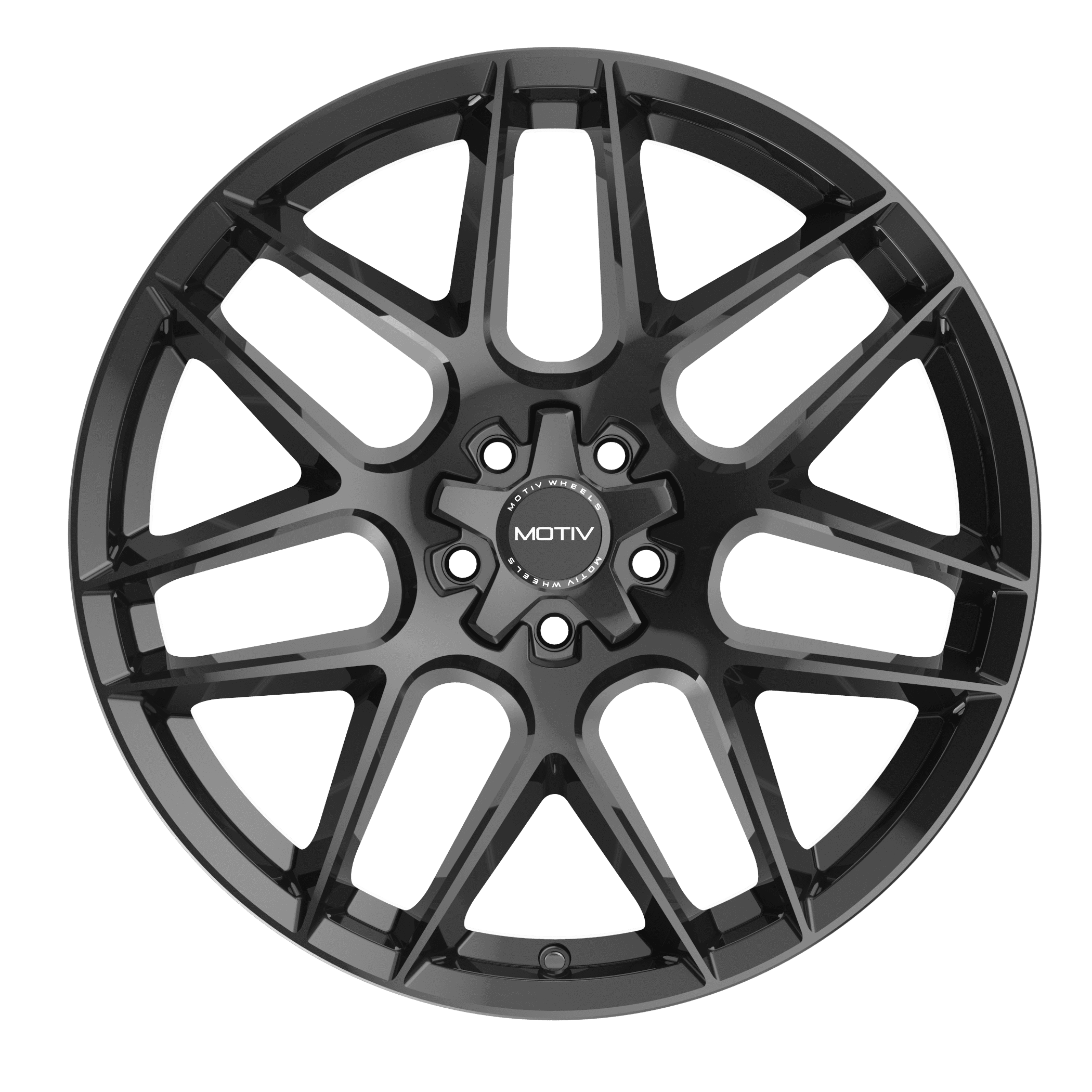 Motiv 435B FOIL 435B-8805742 18X8 5X4.50 / 5X120 (+42) MTV 435B Foil (HB 74.1) Gloss Black Cast Aluminum