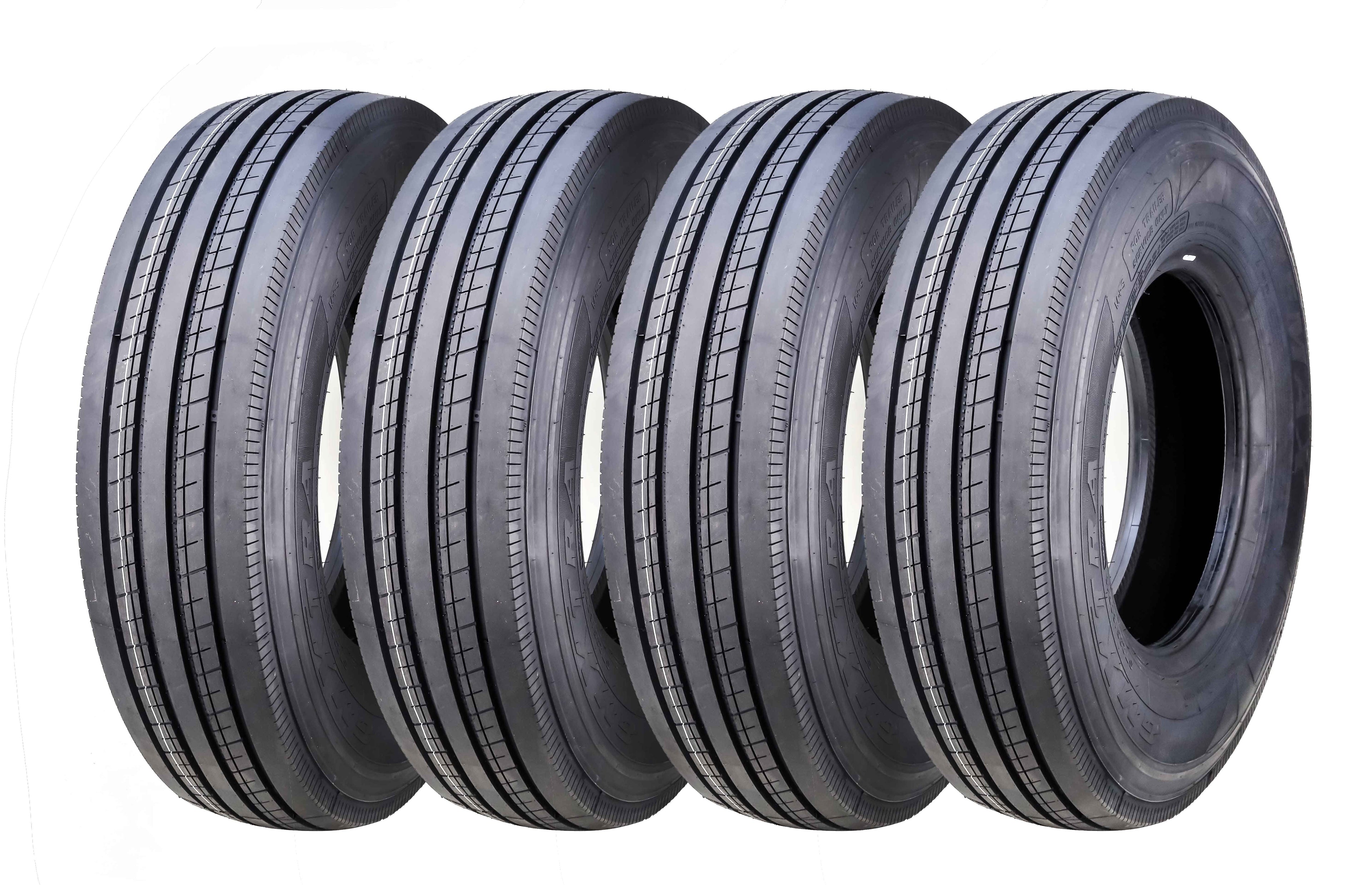 Gremax Heavy Duty All Steel ST 225/75R15 14 Ply 123/1192M 11150 Trailer Tires, Set of 4