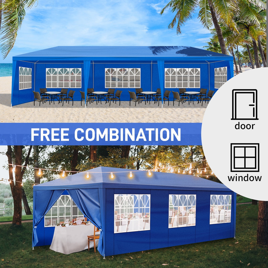 Ktaxon 10' X 30' Canopy Tent with 8 Side Walls for Party Wedding Camping and BBQ