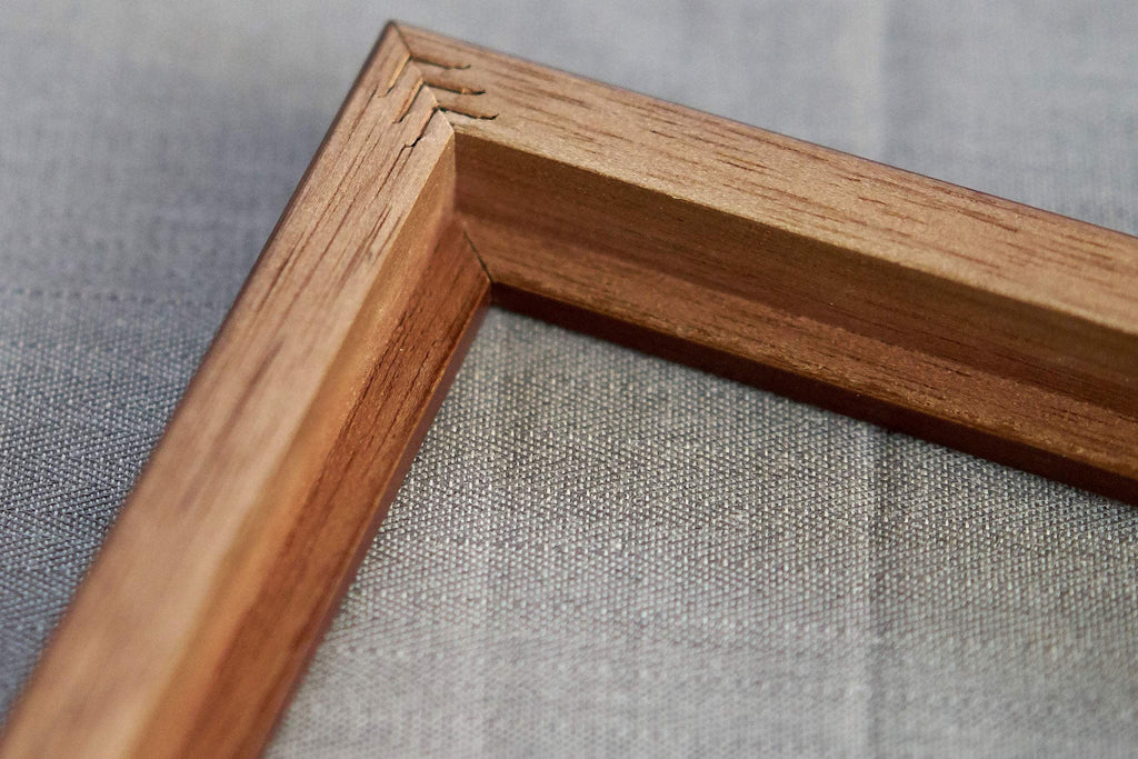 40x28 Bronze Brown Real Wood Picture Frame Width 1.25 inches | Interior Frame Depth 0.75 inches |