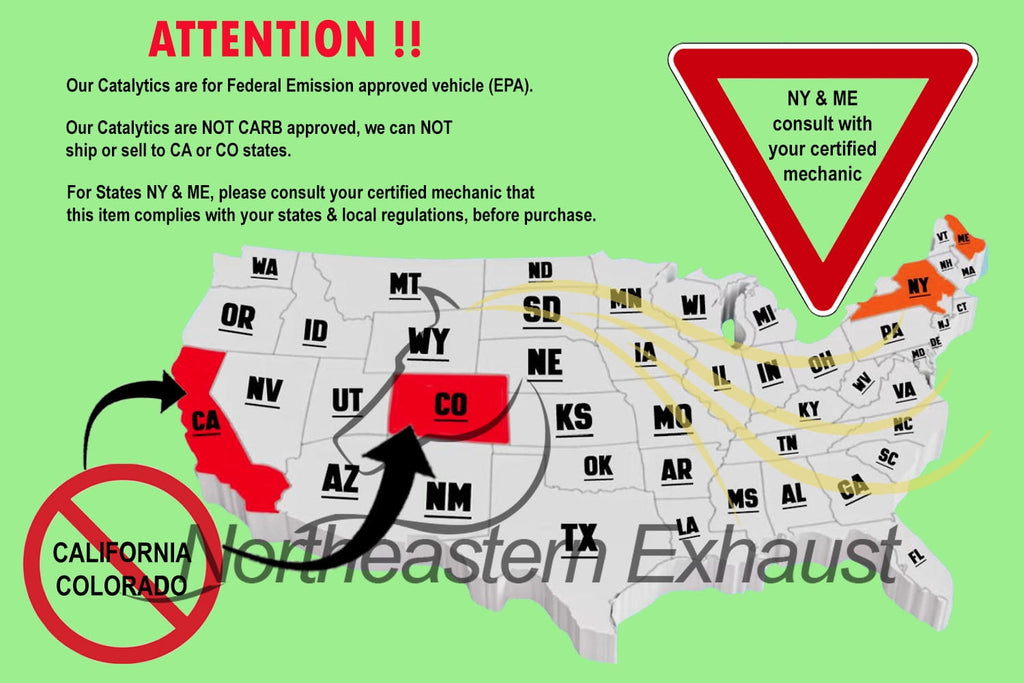 Northeastern Exhaust EPA Approved Complete Exhaust System Fits 2012–2017 Nissan NV1500 & NV2500 4.0L Direct Fit