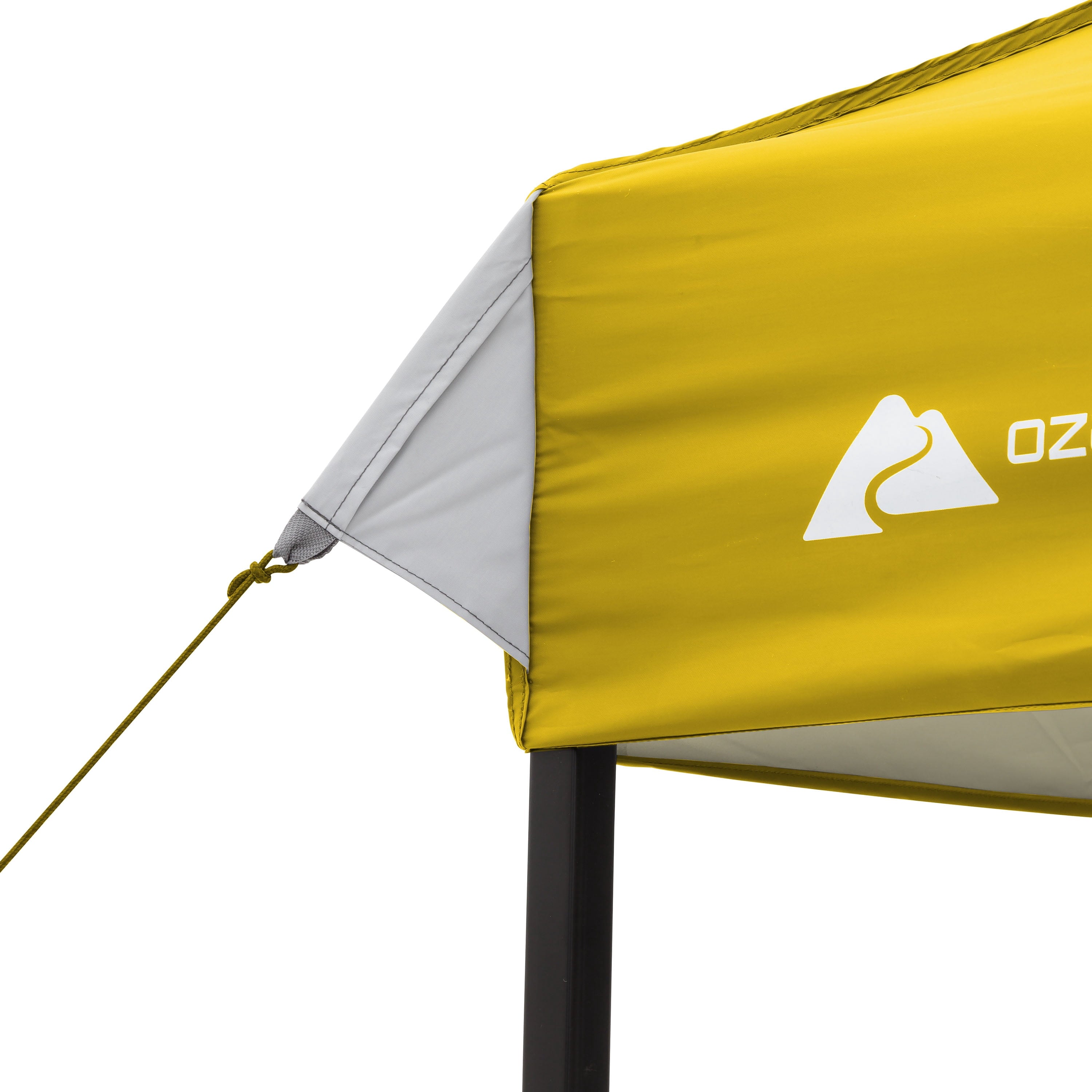 Ozark Trail 10x10 Instant Pop Up Canopy Tent with Simple Push Setup – Straight Leg Pop-Up Tent for Tailgating, Camping & Events, Gold