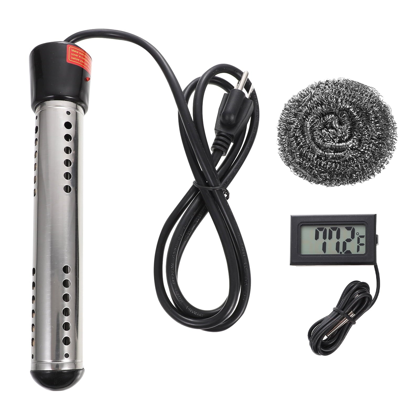 TOYMYTOY Above Ground Pool Water Heater with Stainless Steel for Even Heat Dissipation