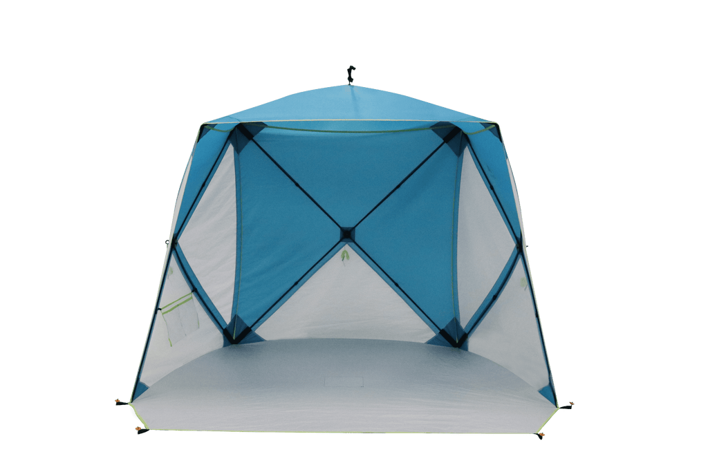 Ozark Trail 82 x 70 Pop Up Beach Shelter, with UPF50+ Protection, Blue