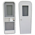 AP Products 015-217709 RV Radius Entrance Door - 26 x 72, Polar White