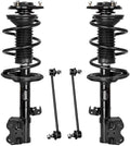 Detroit Axle - Front Struts Sway Bars for 2004-2009 Toyota Prius Complete 2 Struts w/Coil Spring 2 Front Sway Bar Links 2005 2006 2007 2008 Replacement Quick Install Ready Struts Assembly