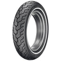 Dunlop Harley-Davidson D402 Rear Motorcycle Tire MU85B-16 (77H) Slim White Wall - Fits: Harley-Davidson CVO Dyna Wide Glide FXDWGSE 2002