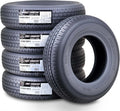 FREE COUNTRY New Premium Trailer Tires ST 205/75R14 / 8PR Load Range D Steel Belted w/Scuff Guard, Set 5