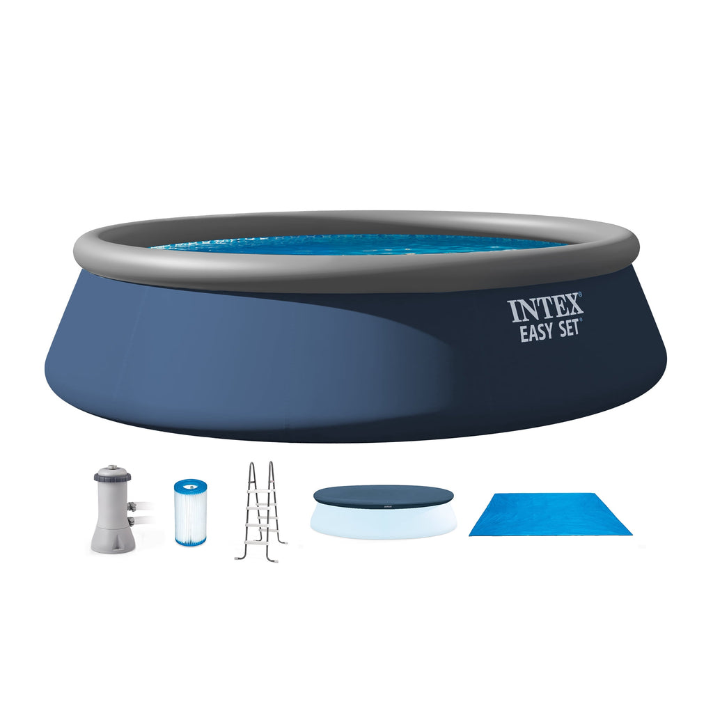 INTEX Easy Set 15ft x 42in Inflatable Pool Set - Filter Pump & Accessories