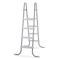 Ktaxon 52 4Step Steel Frame Above Ground Swimming Pool Ladder,Heavy Duty Double Sided Removable Pool Steps with Ladder Escape