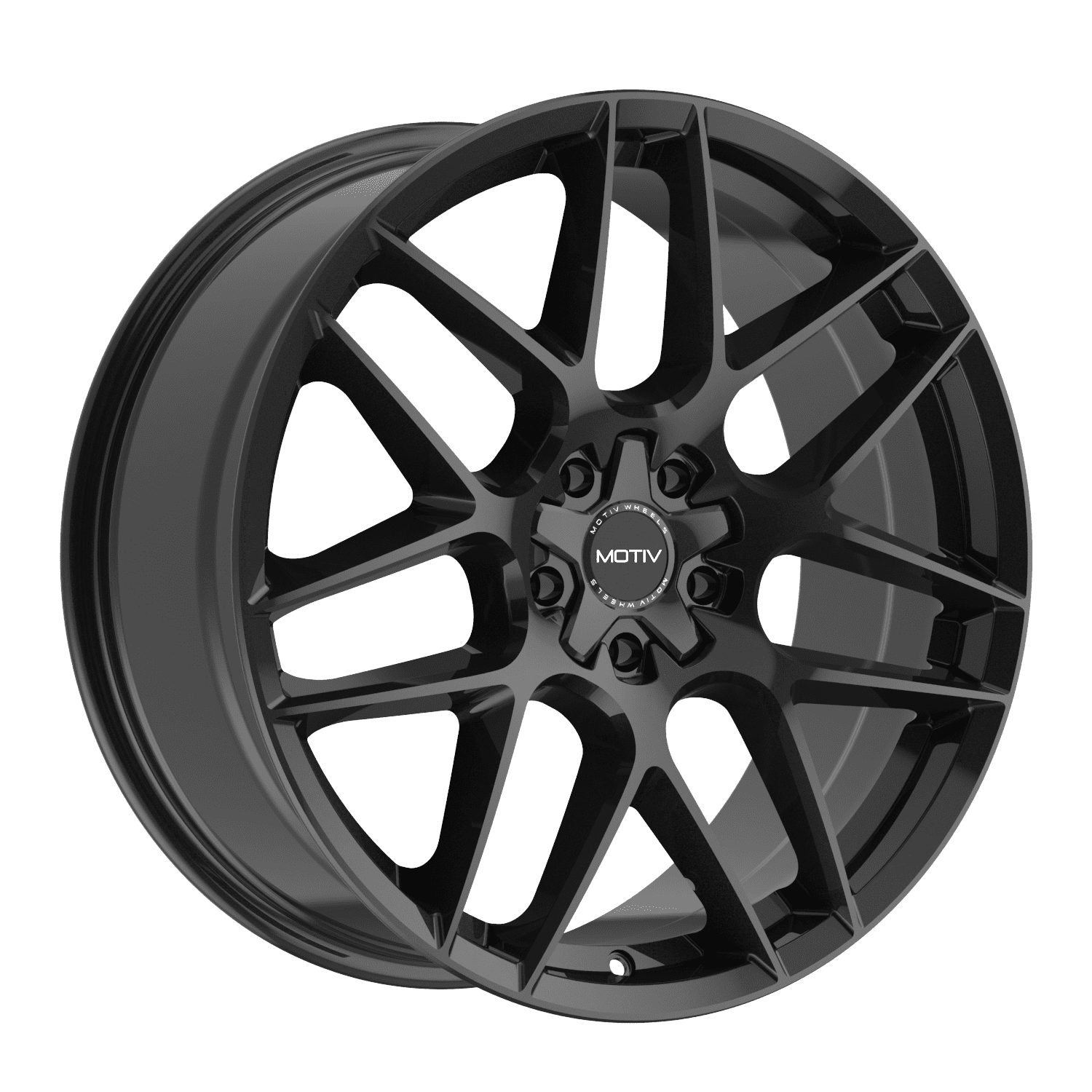 Motiv 435B FOIL 435B-8805742 18X8 5X4.50 / 5X120 (+42) MTV 435B Foil (HB 74.1) Gloss Black Cast Aluminum