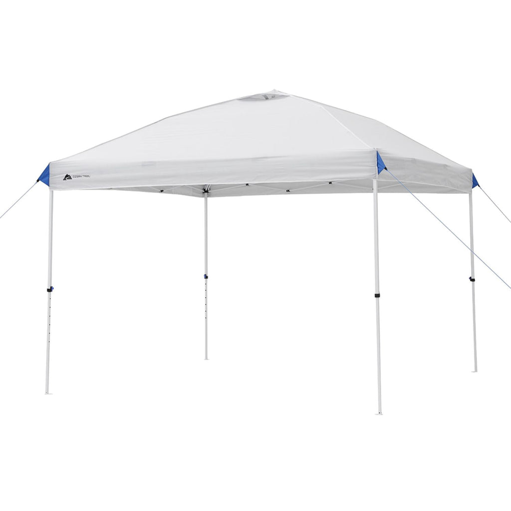 Ozark Trail 10x10 Instant Pop Up Canopy Tent with Simple Push Setup – Straight Leg Pop-Up Tent for Tailgating, Camping & Events, Gold