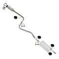 Northeastern Exhaust Rear Muffler & Resonator Pipe with Hangers Fits 2005-2010 Chevrolet Cobalt 2.2L Sedan/Coupe - Direct Fit | Stainless Steel Exhaust System Kit