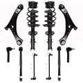 SCITOO 10PCS Front Complete Struts Assembly Control Arm and Ball Joint Assembly Stabilizer Bar Link Tie Rod End Fit For Chrysler,For Dodge,For Volkswagen