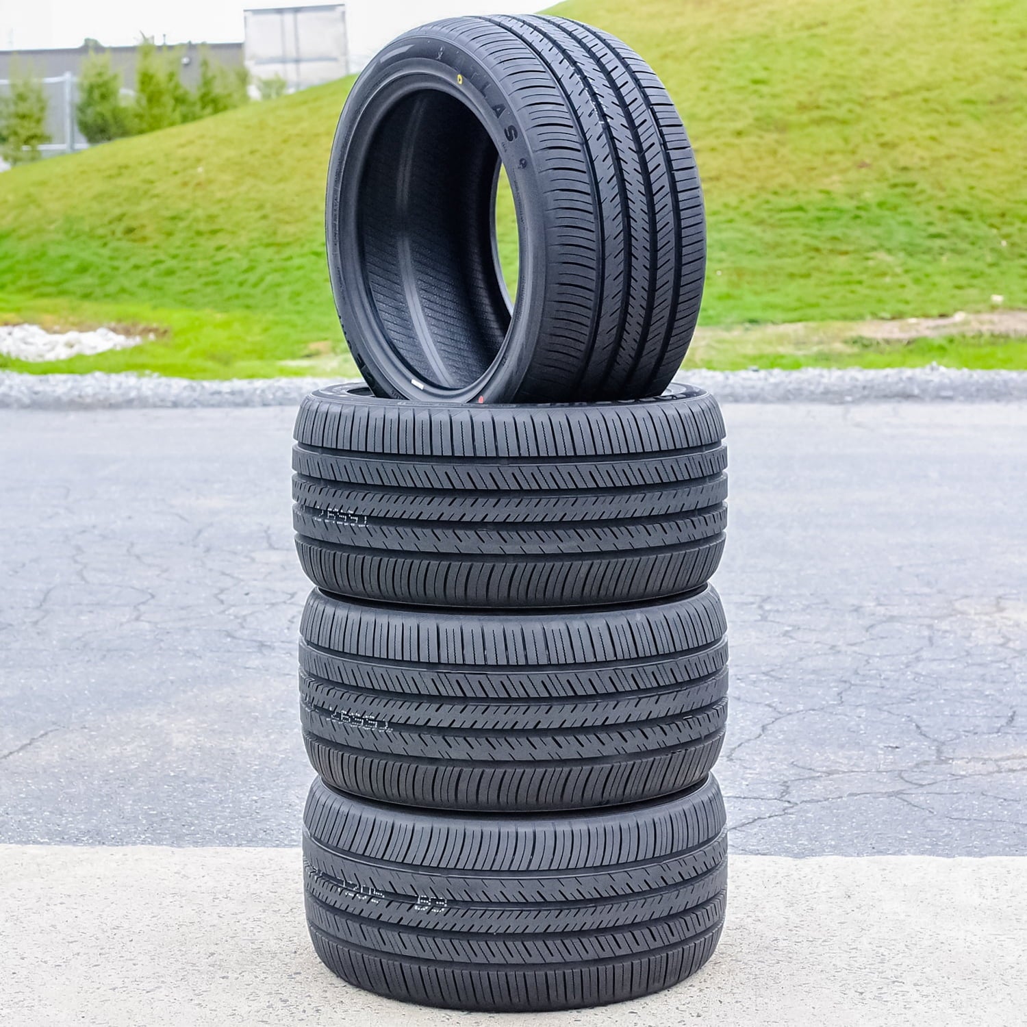 Set of 4 (FOUR) Atlas Force UHP 245/45R20 ZR 103Y XL A/S High Performance All Season Tires Fits: 2005-10 Chrysler 300 C SRT8, 2006-10 Dodge Charger SRT8