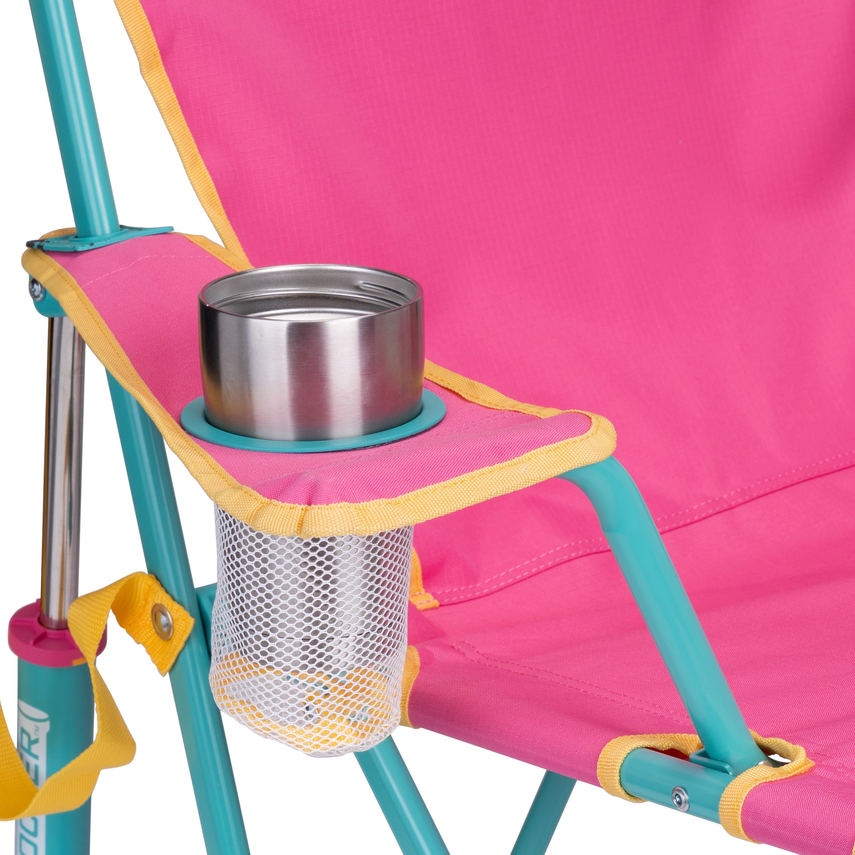 GCI Outdoor Kickback Rocker Low Profile Rocking Camp Chair, Summer Floral