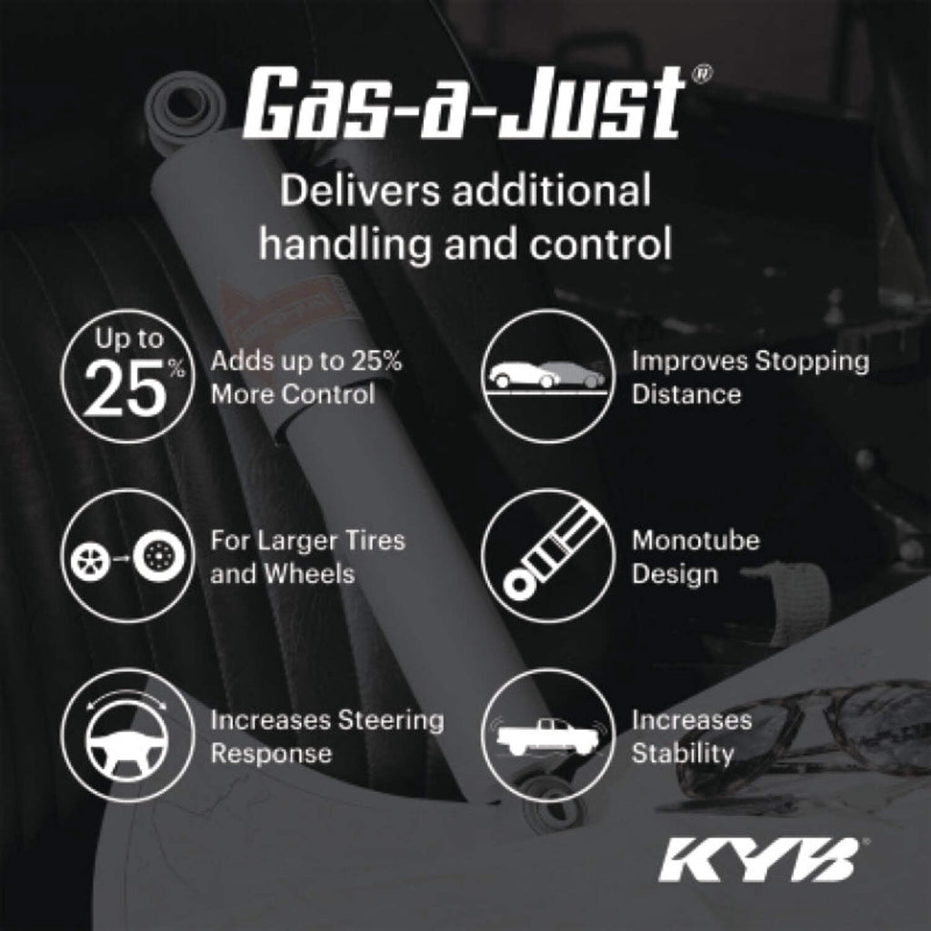 KYB 2019+ RAM 1500 4WD/RWD (w/o Air  Off Road Susp.) (Exc. Rebel  TRX) Gas-a-Just Shock - Rear